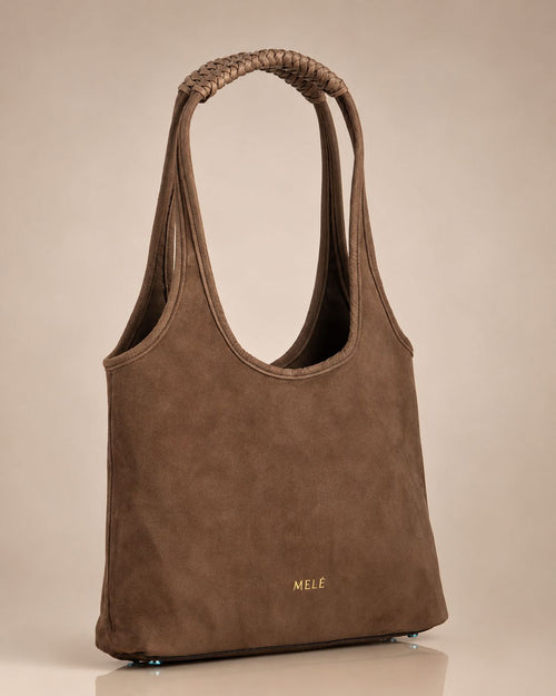 MELÉ CACAO SUEDE TOTE