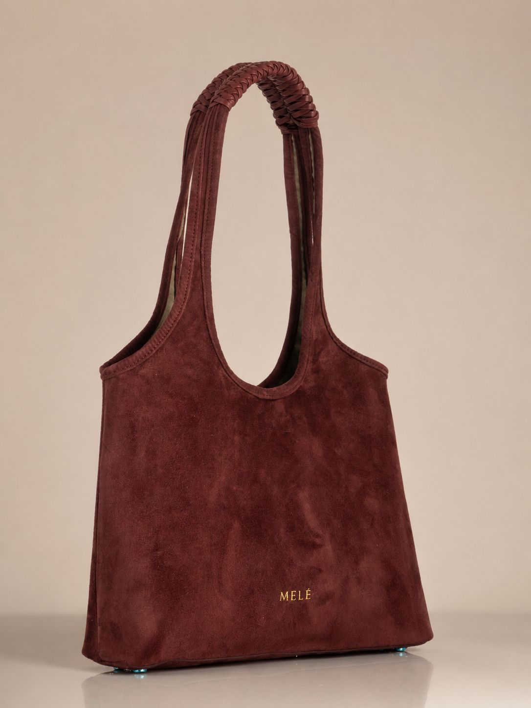 MELÉ BORDEAUX SUEDE TOTE